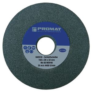 Promat Slijpmachineschijf | d.200xB25x32mm fijn 60 | vorm A | normale korund - 4000842024 - 4000842024