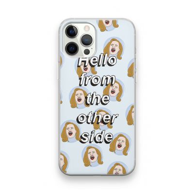 Hello: iPhone 12 Pro Transparant Hoesje