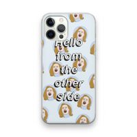 Hello: iPhone 12 Pro Transparant Hoesje