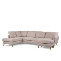 Giga Meubel - Chaise Longue Bank - Beige - Links 310cm - Inari