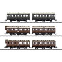 Märklin 42047 H0 set van 6 coupérijtuigen van de KPEV