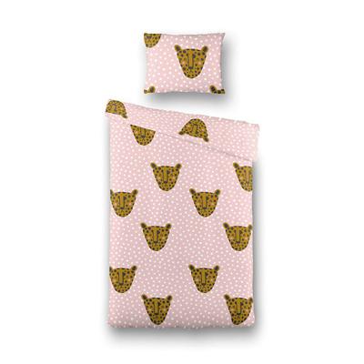 Dekbedovertrek Katoen Pink Panther Dieren 140x200 Cm Gezien Op TV & Ademend & Zacht Fresh And Co Kids - Dekbed-Discounter.nl