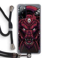Hell Hound and Serpents: Samsung Galaxy S20 FE / S20 FE 5G Transparant Hoesje met koord