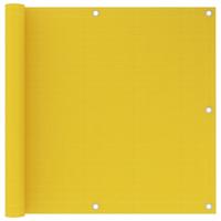VidaXL Balkonscherm 90x600 cm hdpe geel