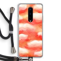 Lichte Wolken: OnePlus 8 Transparant Hoesje met koord
