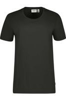 HAKRO Organic Regular Fit T-Shirt ronde hals Koolstof, Effen - thumbnail