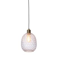 Hanglamp glas Venetië ovaal - helder