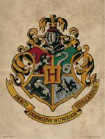 Kunstdruk Harry Potter Hogwarts Crest 30x40cm