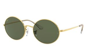 Ray-Ban OVAL 1970 LEGEND GOLD zonnebril Rechthoekig