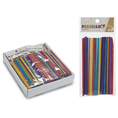Pincellos - ronde multi-color hobby knutsel houtjes - ijslollie stokjes - 20x stuks - 15 x 0.5 cm Pincellos - ronde multi-color hobby knutsel houtjes - ijslollie stokjes - 20x stuks - 15 x 0.5 cm