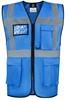 Korntex KX810 CO² Neutral Multifunctional Executive Safety Vest Hamburg - Sky Blue - XL