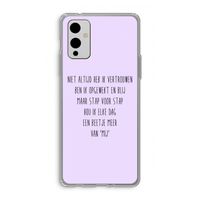 Zelfvertrouwen: OnePlus 9 Transparant Hoesje