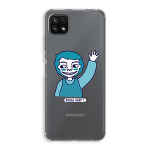 Zwaai: Samsung Galaxy A22 5G Transparant Hoesje