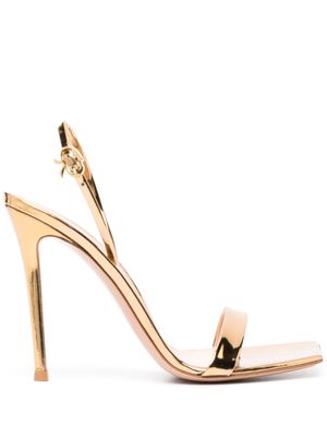 Gianvito Rossi sandales Ribbon 105 mm à talon - Or