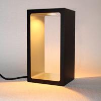 Artdelight Design tafellampCorridor zwart met goud - TL CORRIDOR ZW-MG