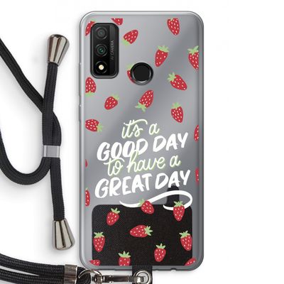 Don't forget to have a great day: Huawei P Smart (2020) Transparant Hoesje met koord