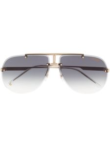 Carrera lunettes de soleil à monture pilote - Or