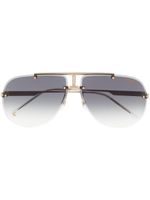Carrera lunettes de soleil à monture pilote - Or