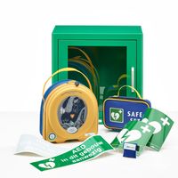 HeartSine 350P AED + binnenkast-Groen