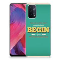 OPPO A93 5G | Siliconen hoesje | met naam Quote Begin