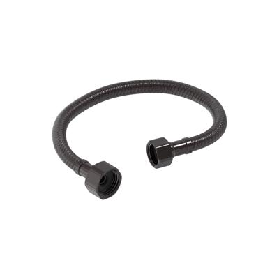 Flexibele Aansluitslang MAY 30 cm G1/2" x G3/8" Aansluiting Geborsteld Carbon Black PVD