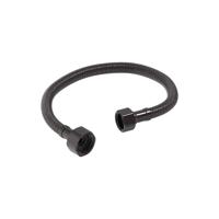 Flexibele Aansluitslang MAY 30 cm G1/2" x G3/8" Aansluiting Geborsteld Carbon Black PVD