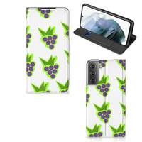 Samsung Galaxy S21 FE Flip Style Cover Druiven