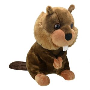 Pluche bruine bever knuffel 25 cm speelgoed