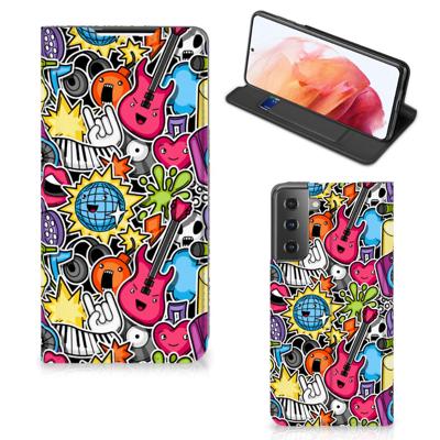 Samsung Galaxy S21 Hippe | Standcase | Punk Rock