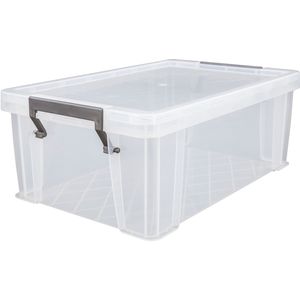 Allstore Opbergbox - 10 liter - Transparant - 40 x 26 x 15 cm