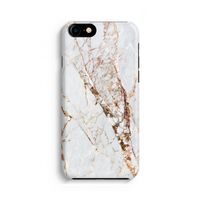 Goud marmer: Volledig geprint iPhone SE 2020 Hoesje