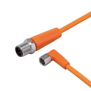 ifm Electronic EVT259 Verbindingskabel Aantal polen (sensoren): 4, 4 Stekker, recht, Bus, haaks 1.5 m 1 stuk(s)