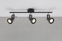 Plafondspot zwart 3 spot Nordlux plafondlamp &apos;Aslak&apos; 3 spots 3x GU10