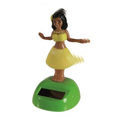 Dansend Hula meisje - Op solar energie - 10 cm - bewegend figuurtje