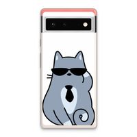 Cool cat: Google Pixel 6 Transparant Hoesje