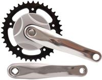 Shimano Hulzebos lasco crankset spieloos 38t aluminium 3/32 zilver 170mm