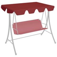 VidaXL Vervangingsluifel voor schommelbank 150/130x105/70 cm wijnrood