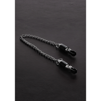 Steel by Shots Barrel Tit Clamps with Chain (pair) - thumbnail