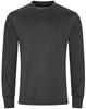 Just Cool JC023 Long Sleeve Active T - Charcoal (Solid) - XXL