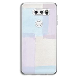 Square pastel: LG V30 Transparant Hoesje