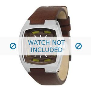 Horlogeband Diesel DZ1101 Leder Bruin 14mm