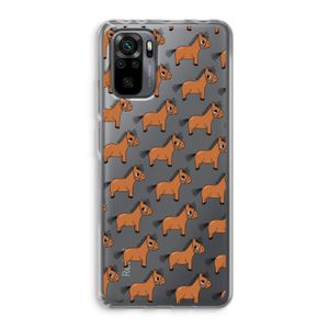 Pony: Xiaomi Redmi Note 10 Pro Transparant Hoesje