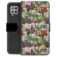 Samsung Galaxy A42 5G Premium Portemonnee Hoesje - Graffiti