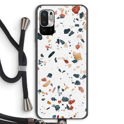 Terrazzo N°4: Xiaomi Redmi Note 10 5G Transparant Hoesje met koord
