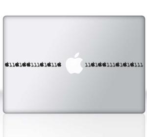Laptopsticker Apple sjabloon