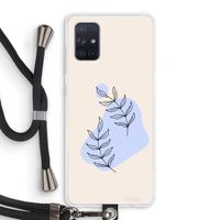 Leaf me if you can: Samsung Galaxy A71 Transparant Hoesje met koord