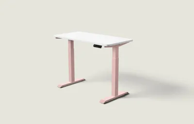 Desktronic HomeOne bureau Zachtroze / Wit / 120x60 cm