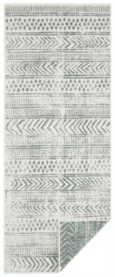 Hanse Home - Reversible carpet Biri green cream - 160x230 cm