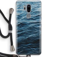 Oceaan: LG G7 Thinq Transparant Hoesje met koord