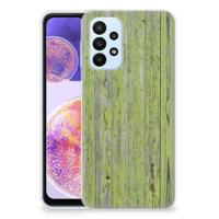 Samsung Galaxy A23 | Bumper Hoesje | Green Wood